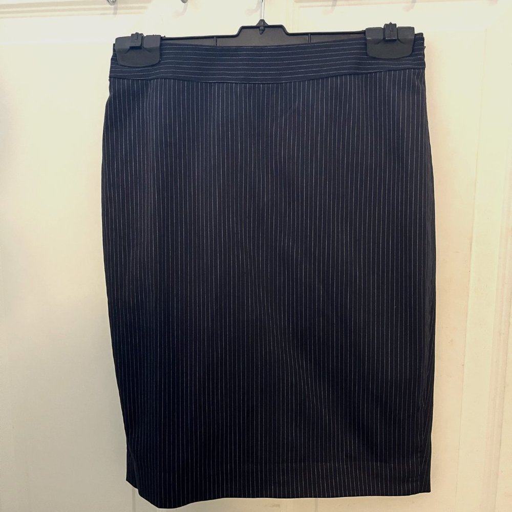 Ann Taylor Suit Pencil  Skirt - Navy